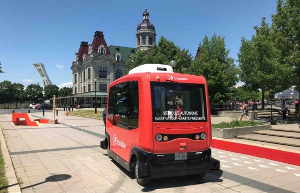 Autonomous electric shuttle deployed on Montreal’s urban public roads 