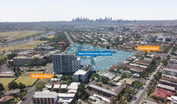 New Footscray hospital in Melbourne