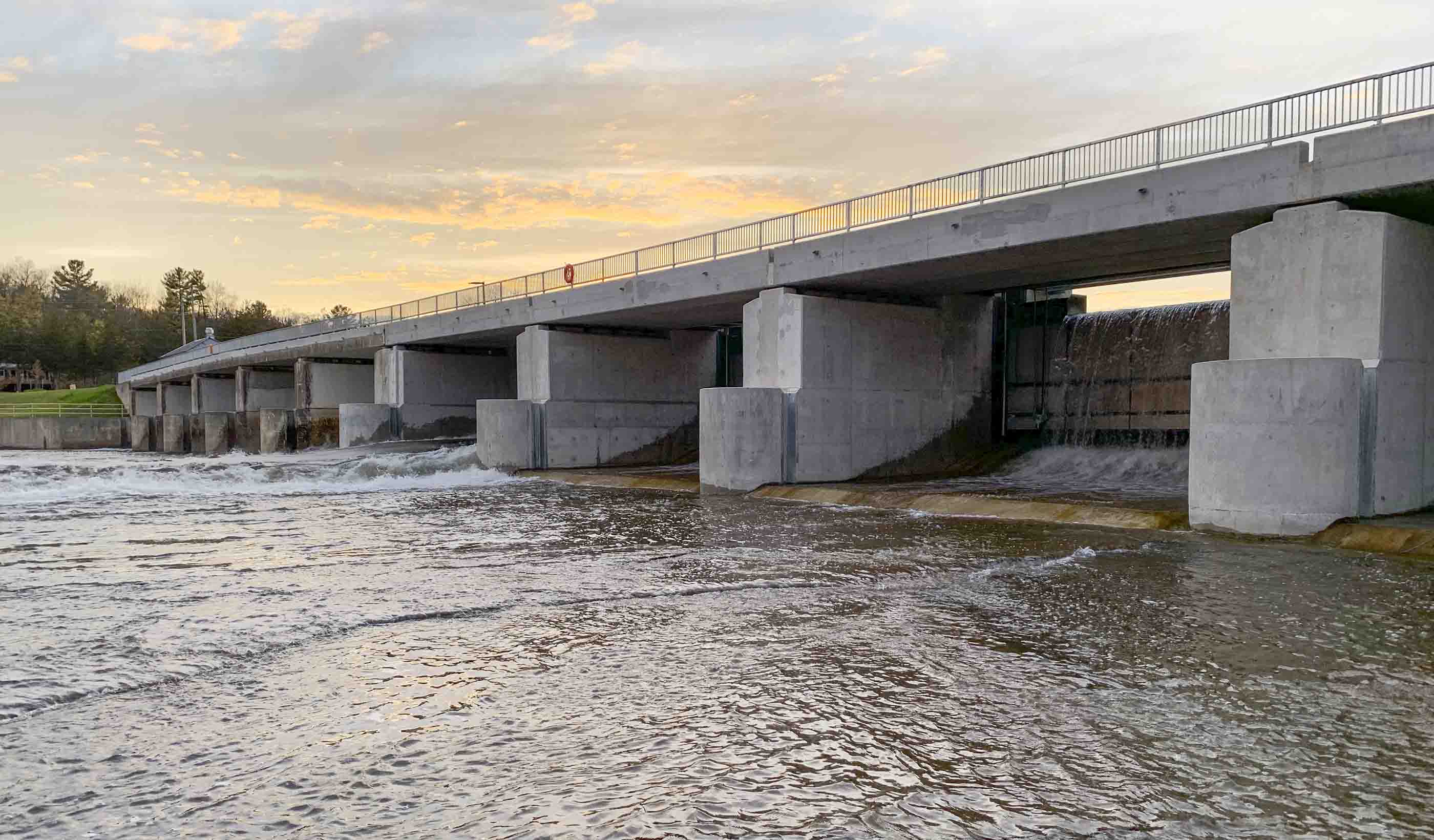 Réhabilitation du barrage Crowe Bay 