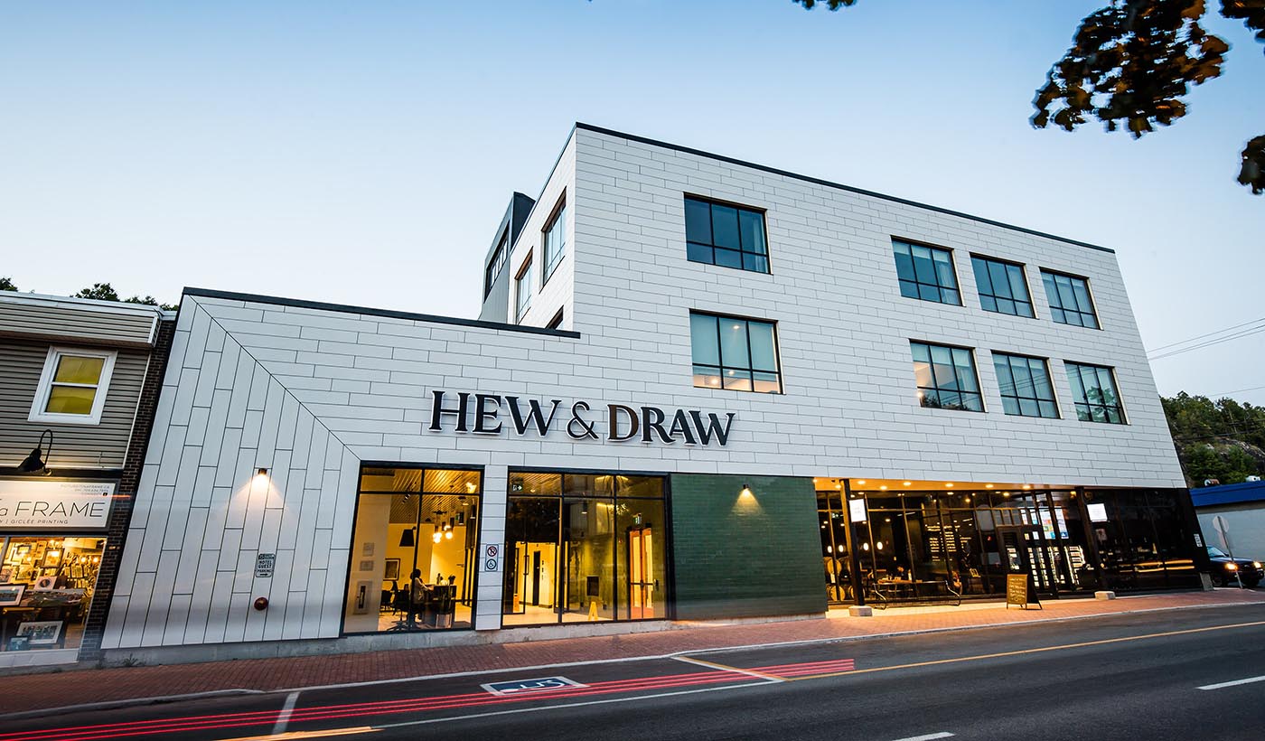 Hôtel Hew & Draw et brasserie Boomstick