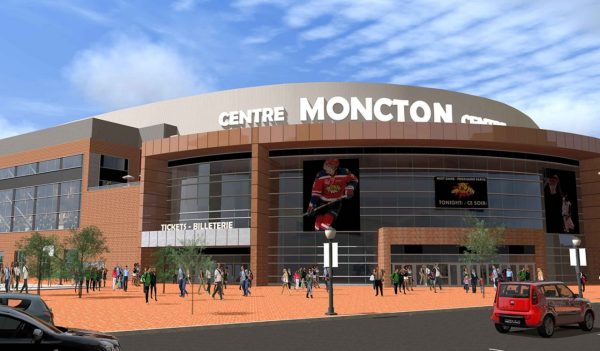 Rendering of the Moncton event's centre.