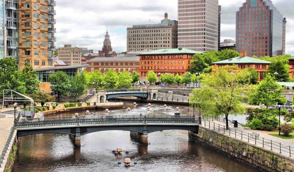 Providence, Rhode Island. City view in New England region of the United States.