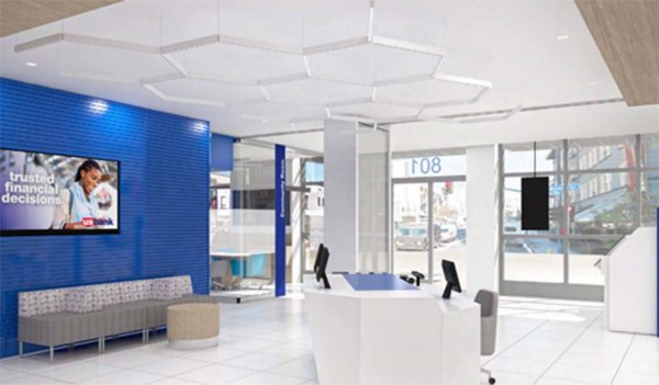 Rendering of client reception area
