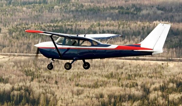 Cessna plane flying