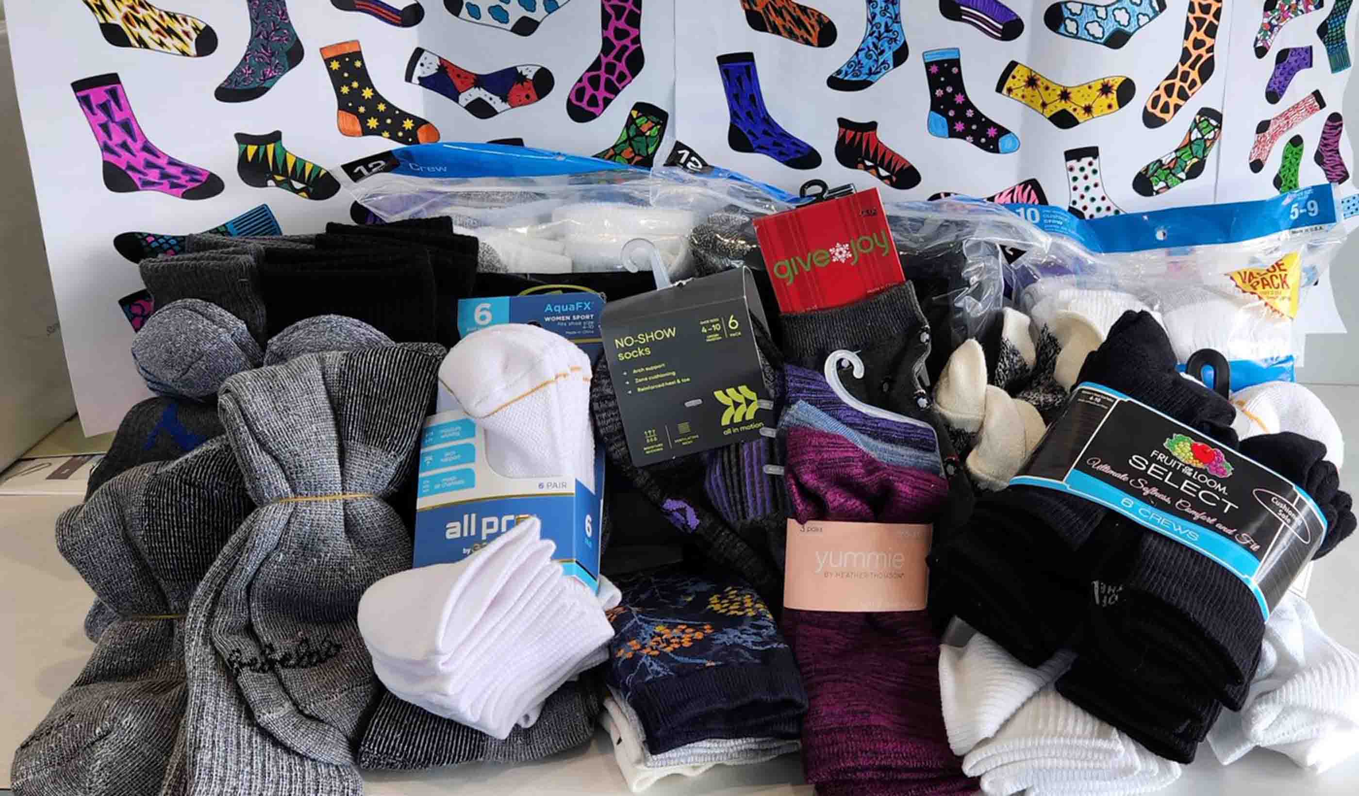 Our 2023 North American sock campaign helps people in need