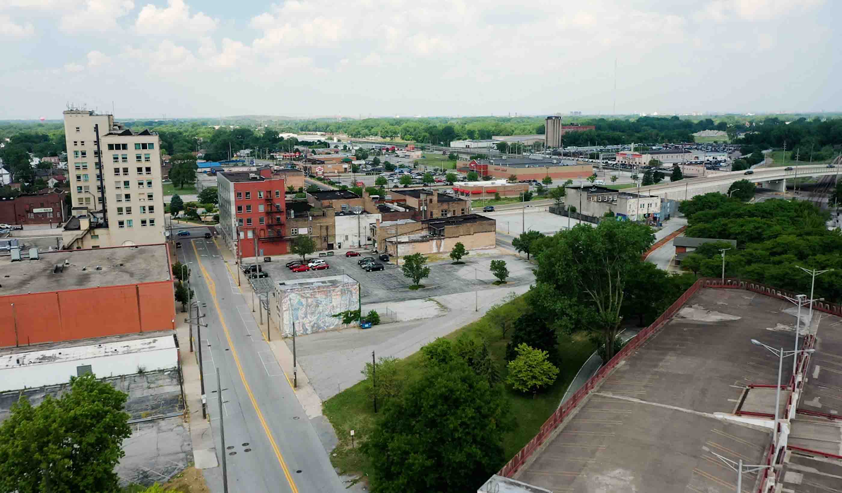 Retrofitting Hammond, IN’s downtown core from car-centric to a walkable neighborhood