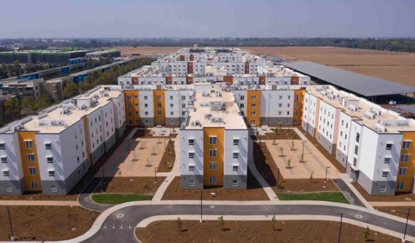 Drone view of Student  Housing