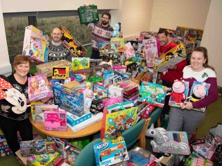 £3,500 of gifts donated to Cash for Kids’ Mission Christmas Appeal