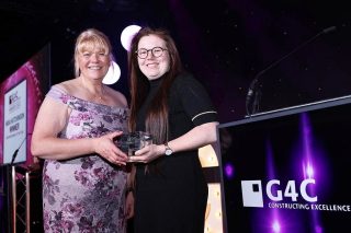  Esh-Stantec’s India Hutchinson wins New Professional of the Year at the Generation for Change (G4C) North East Awards 2022