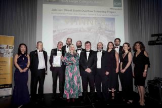  Northumbrian Water’s Johnson Street Storm Overflow Project wins Large Project of the Year at ICE’s Robert Stephenson Awards