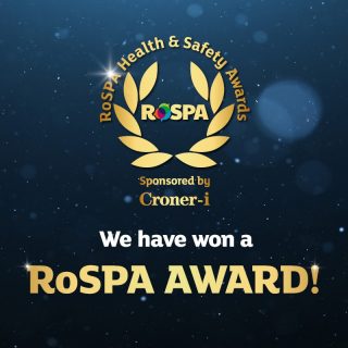 Stantec awarded the RoSPA Order of Distinction Gold Medal