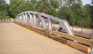 Mouth of Monocacy Road Bridge Over CSXT in Maryland