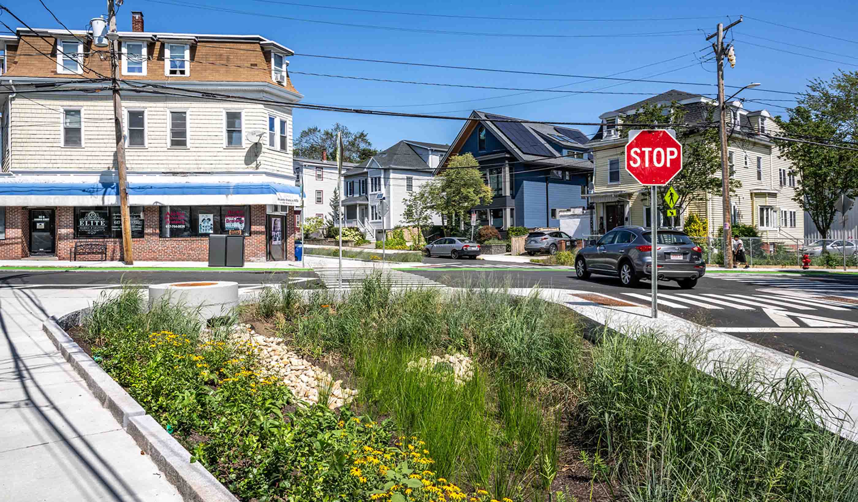 Blending gray and green infrastructure for improved collection system performance