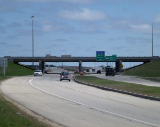 PTH 100 over PTH 1 Fermor Avenue