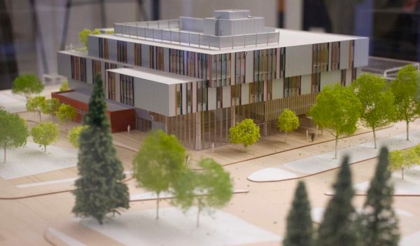 Physical model of the new building