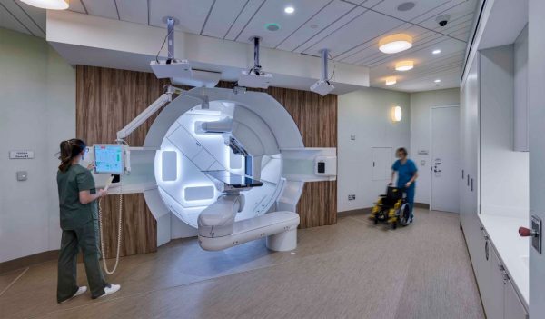 Proton therapy room