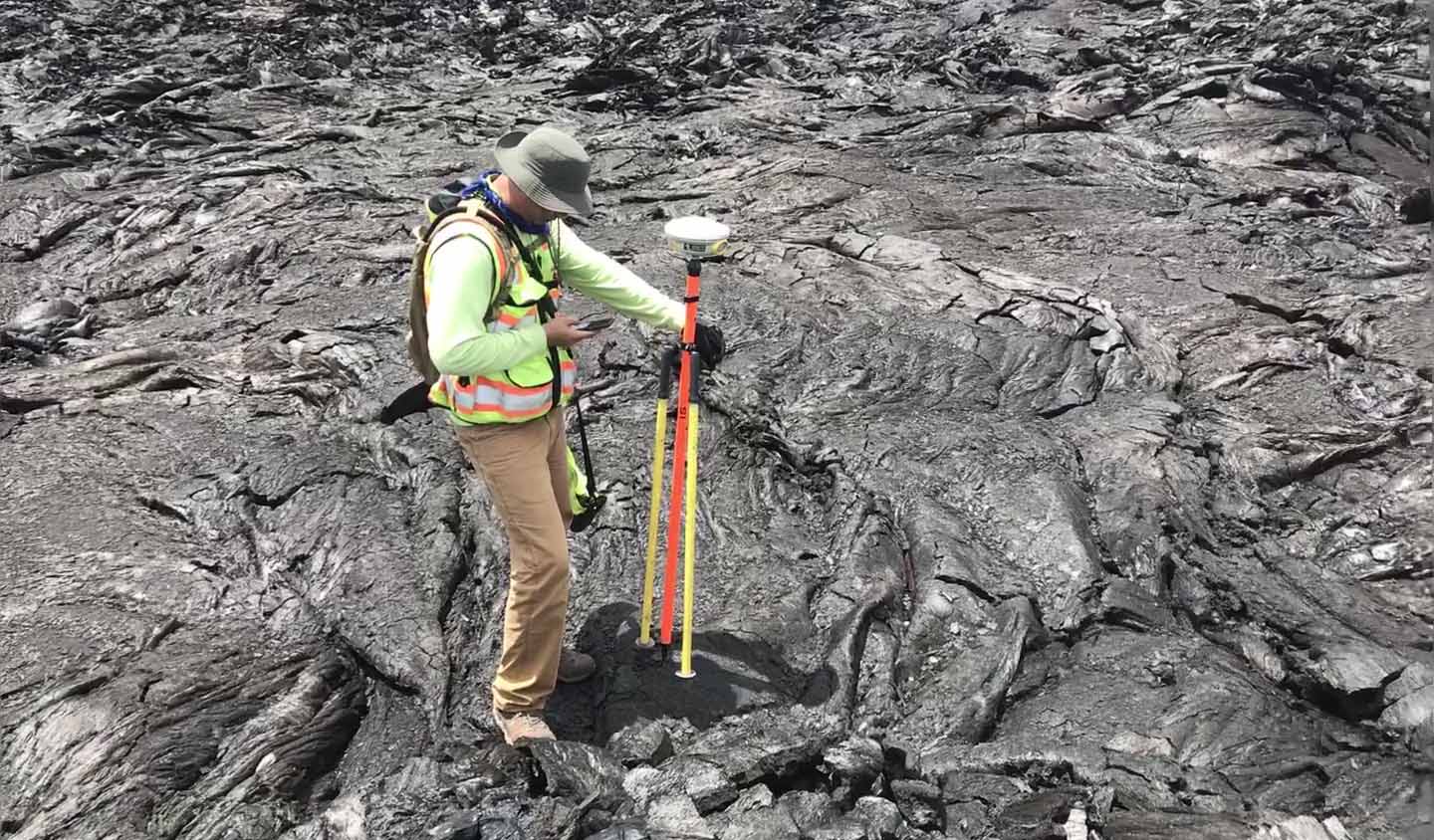 Lava Mapping, Highways 132, 137 and Leilani Estates Roadways