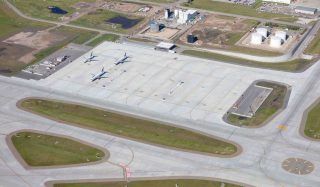 Calgary International Airport East Deicing Apron