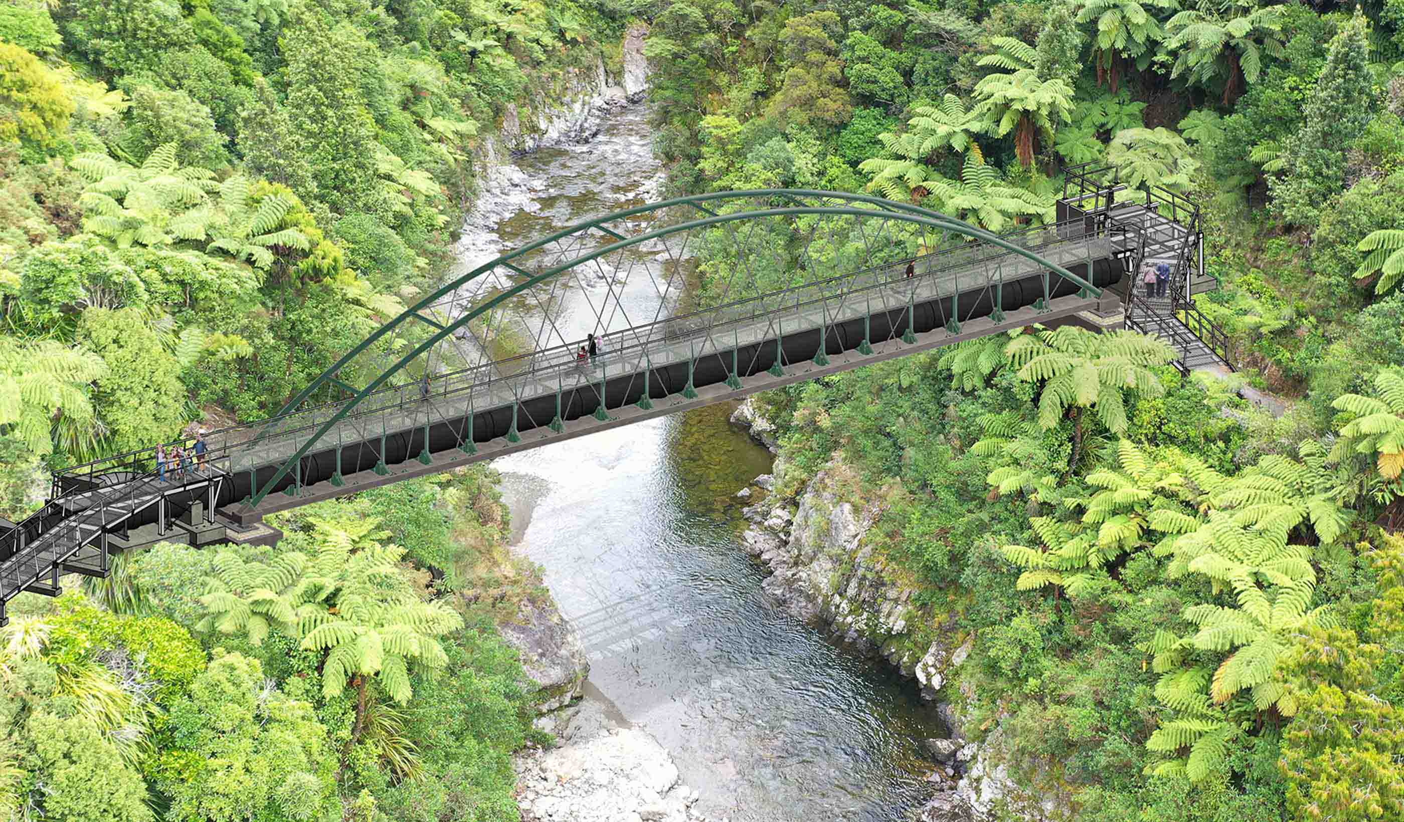 Kaitoke Flume Bridge