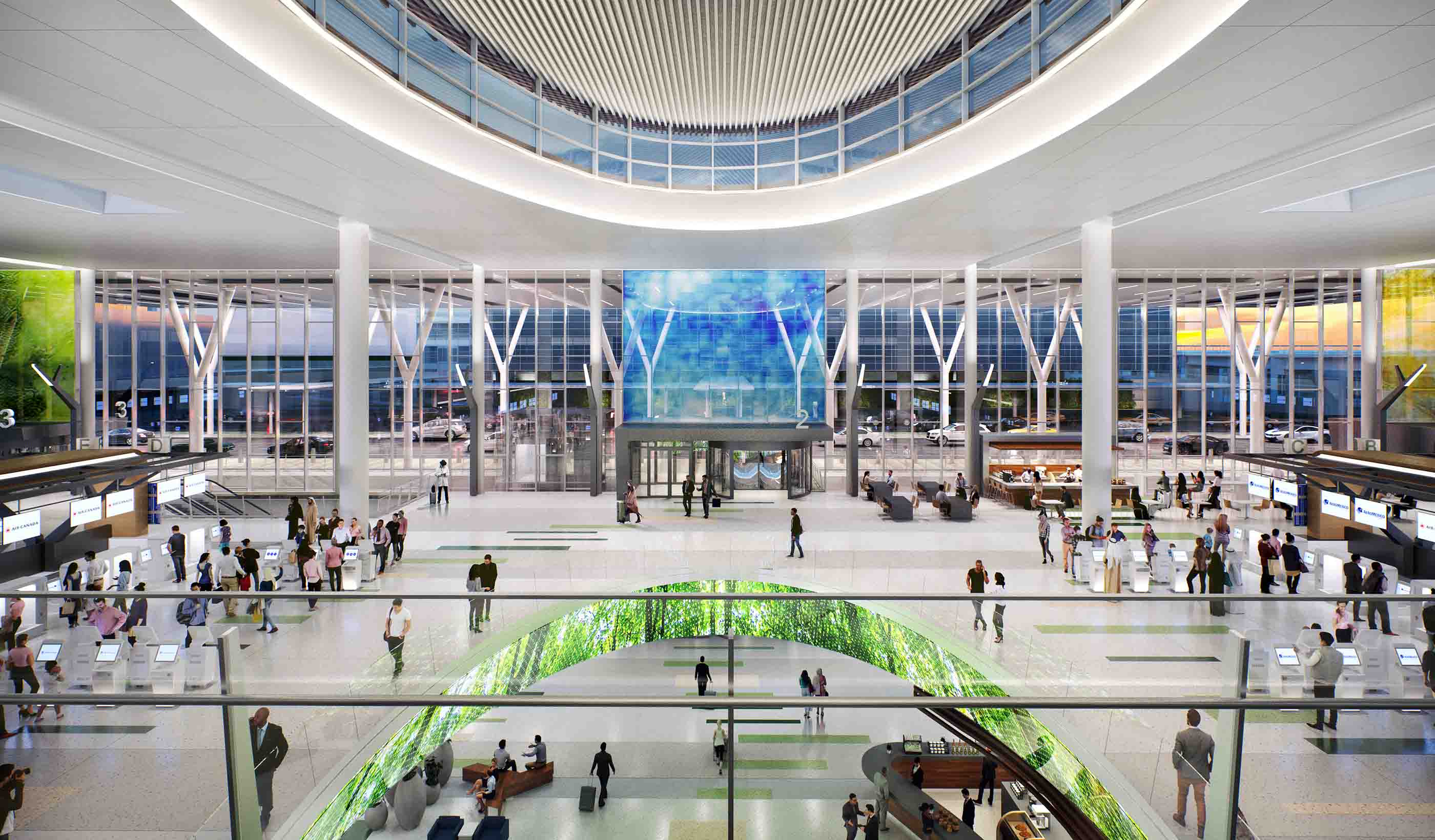 How architects design airports to handle long security lines