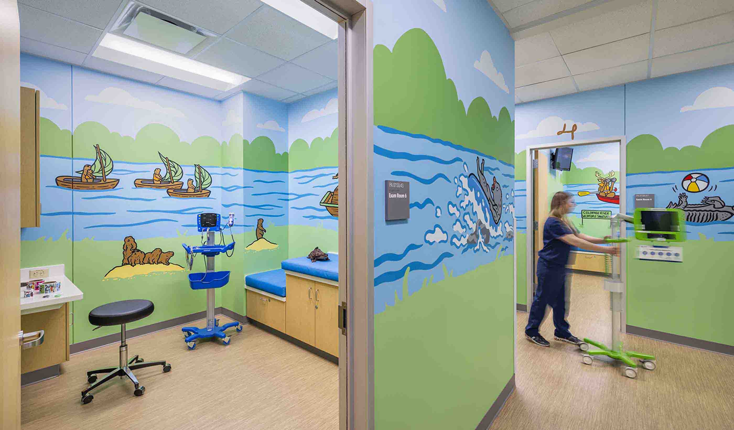 The role of positive distraction in pediatric design