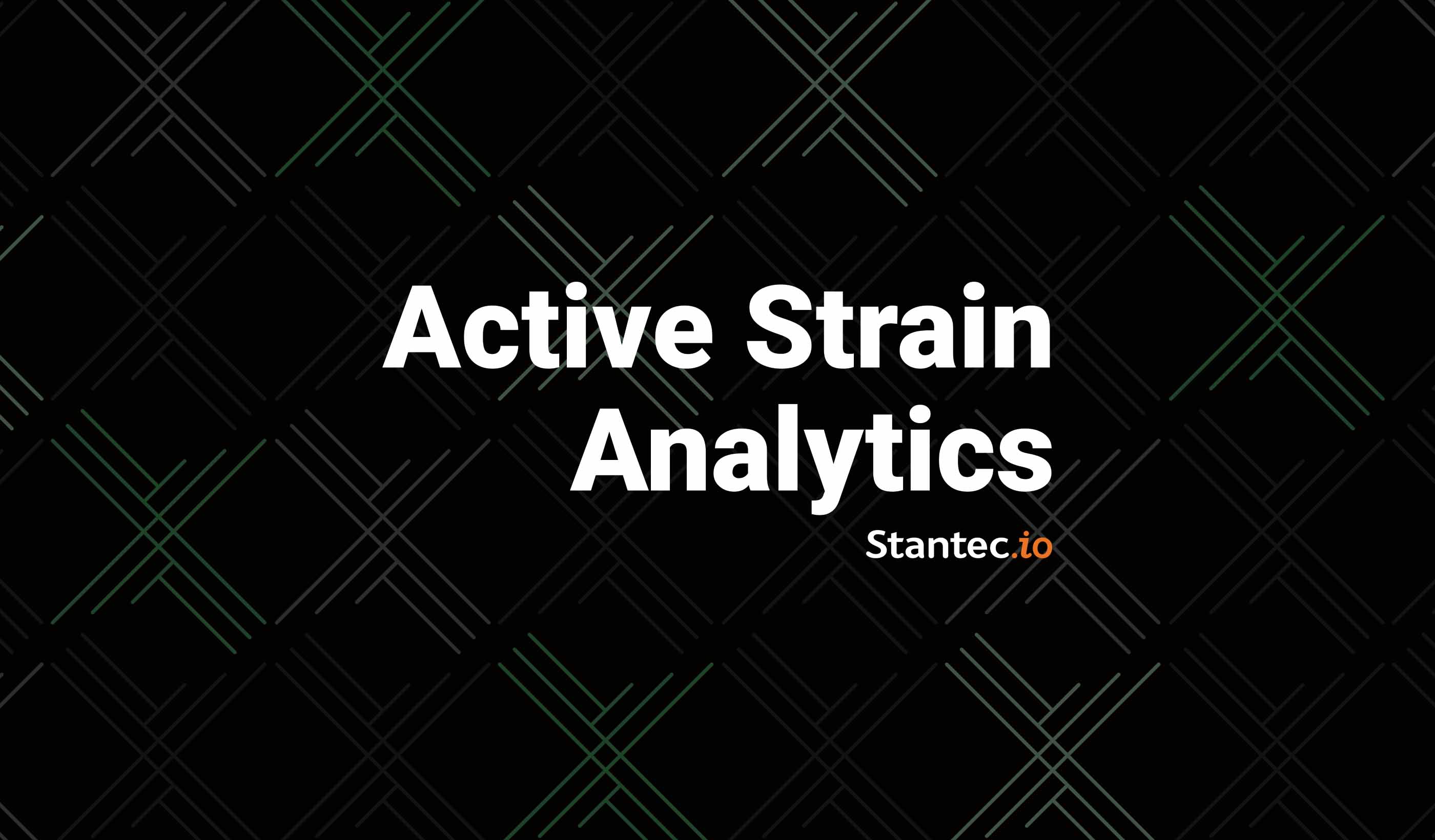 Active Strain Analytics