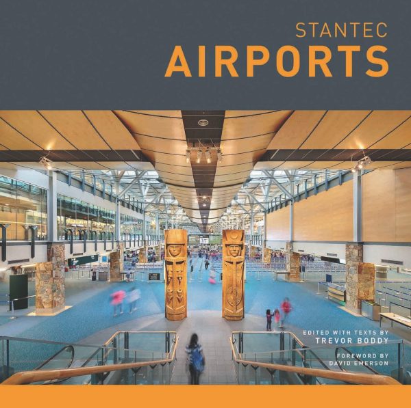 Cover image of the book showing the Vancouver Airport interior concourse