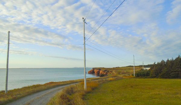Transmission lines in rural Quebec